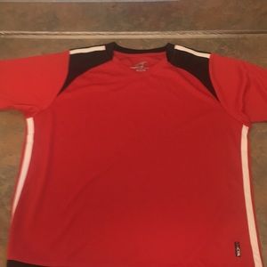 Youth athletic top red